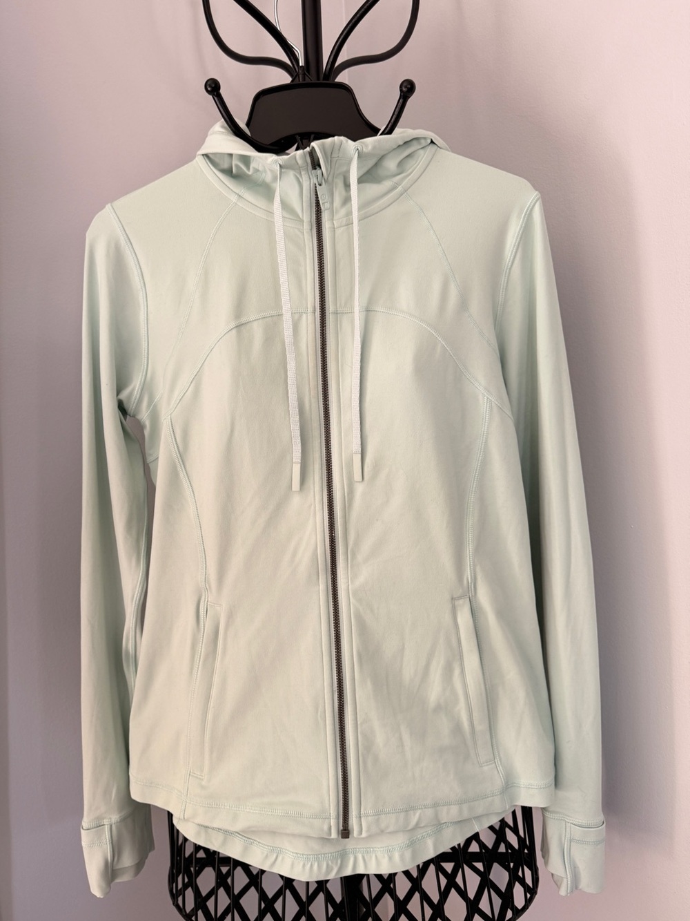 lululemon athletica Mint Green Hooded define Jacket (Nulu)- Women size 12